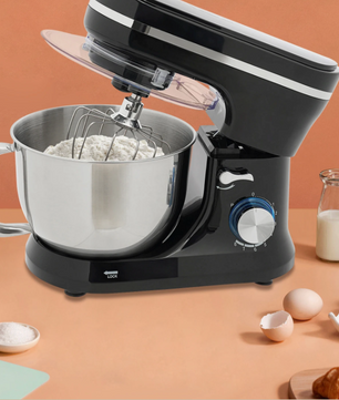 Keukenmachine 4.5L – Multifunctionele Mixer met Kantelbare Kop voor Deeg en Beslag