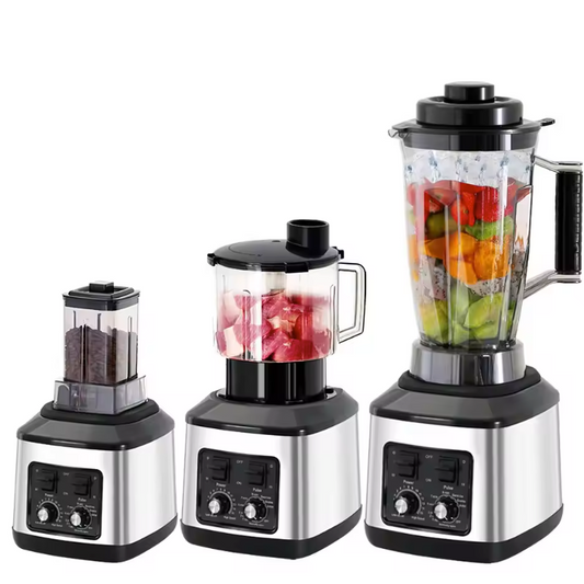 3-in-1 Blender 9500W – Keukenmachine met Juicer, Hakmolen en Droogmolen