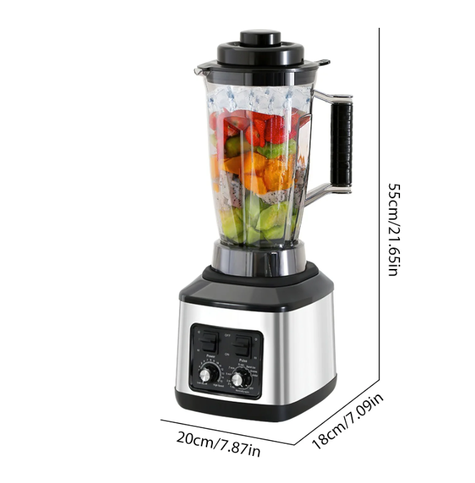 3-in-1 Blender 9500W – Keukenmachine met Juicer, Hakmolen en Droogmolen