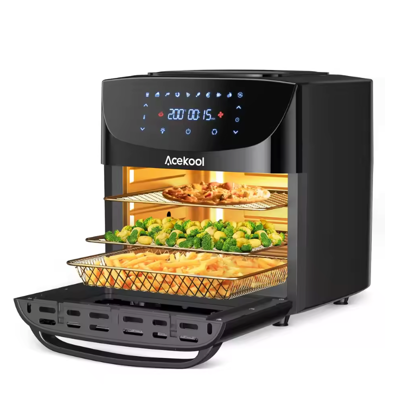 Airfryer Oven 18L 8-in-1 – Digitale Touchscreen Mini Oven 1800W met Accessoires