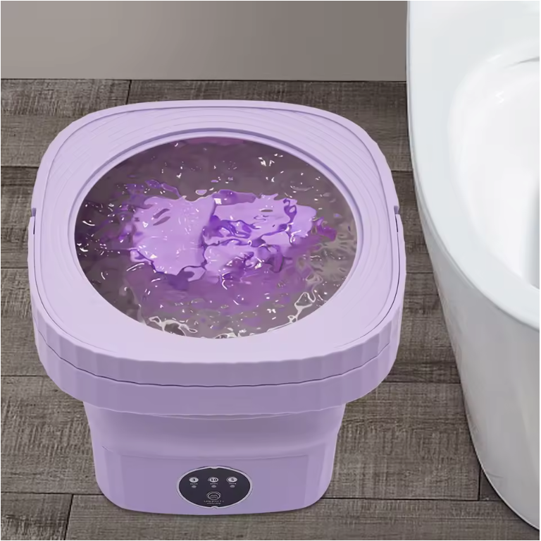 Opvouwbare Mini Wasmachine – Compacte Draagbare Wasmachine met 3 Programma’s