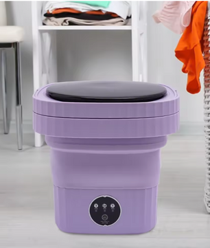 Opvouwbare Mini Wasmachine – Compacte Draagbare Wasmachine met 3 Programma’s