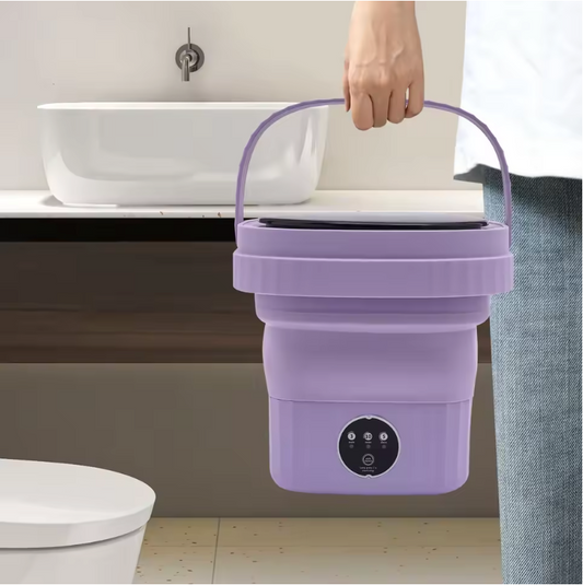 Opvouwbare Mini Wasmachine – Compacte Draagbare Wasmachine met 3 Programma’s