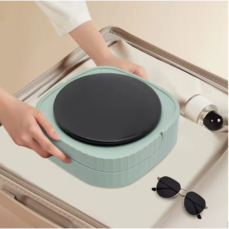 Opvouwbare Mini Wasmachine – Compacte Draagbare Wasmachine met 3 Programma’s