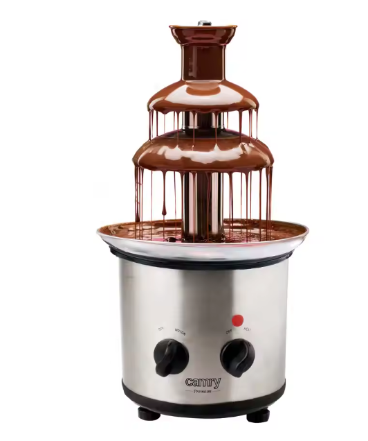 Chocolade Fontein 650ml – Elektrische Fondue Fontein 320W van RVS voor Feesten en Desserts