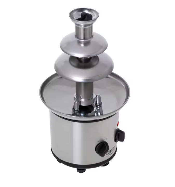 Chocolade Fontein 650ml – Elektrische Fondue Fontein 320W van RVS voor Feesten en Desserts