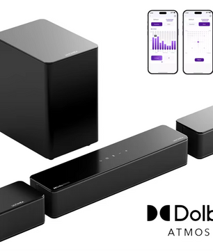 5.1 Soundbar met Subwoofer – Dolby Atmos 3D Surround en App