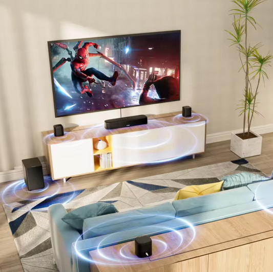 7.1 Soundbar Systeem met Subwoofer – Surround Speakers en App