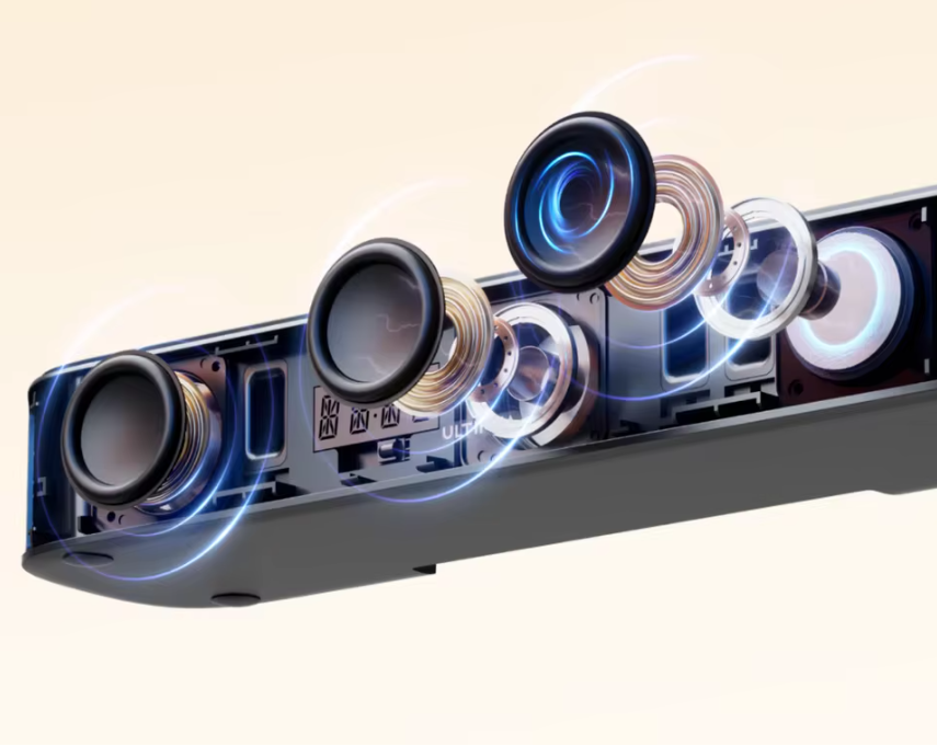 7.1 Soundbar Systeem met Subwoofer – Surround Speakers en App