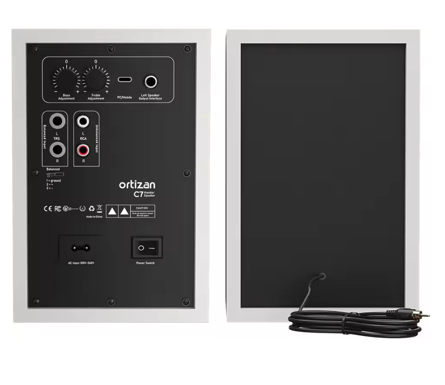 Actieve Bookshelf Speakers – Bluetooth 5.3 HiFi Studio Monitor Set