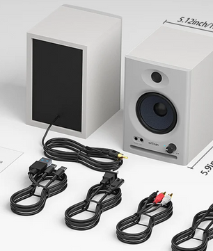 Actieve Bookshelf Speakers – Bluetooth 5.3 HiFi Studio Monitor Set