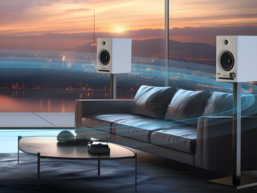 Actieve Bookshelf Speakers – Bluetooth 5.3 HiFi Studio Monitor Set
