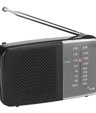 Draagbare AM/FM Radio met Speaker – Compacte Batterij Radio