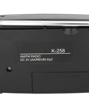 Draagbare AM/FM Radio met Speaker – Compacte Batterij Radio