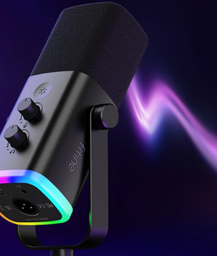 USB/XLR Dynamische Microfoon – RGB Gaming en Streaming Mic