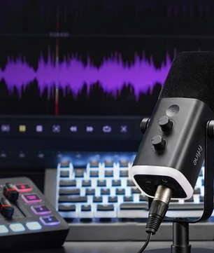 USB/XLR Dynamische Microfoon – RGB Gaming en Streaming Mic