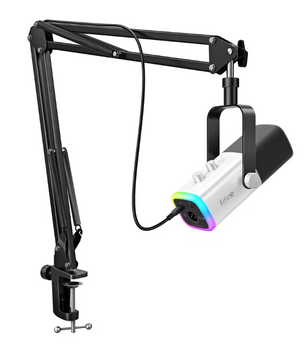 USB/XLR Microfoon Kit met Arm – RGB Gaming en Streaming Set
