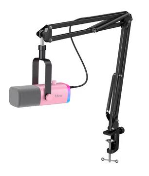 USB/XLR Microfoon Kit met Arm – RGB Gaming en Streaming Set
