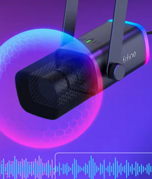 USB/XLR Microfoon Kit met Arm – RGB Gaming en Streaming Set