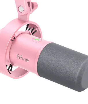 USB/XLR Dynamische Microfoon met Shock Mount – Studio en Streaming