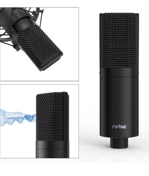 USB Studio Microfoon met Arm – Podcast en Recording Set