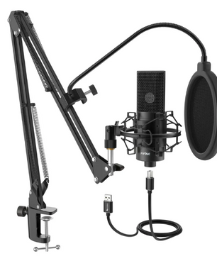 USB Studio Microfoon met Arm – Podcast en Recording Set