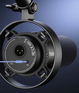 USB/XLR Dynamische Microfoon – 192kHz Studio Podcast en Streaming Mic