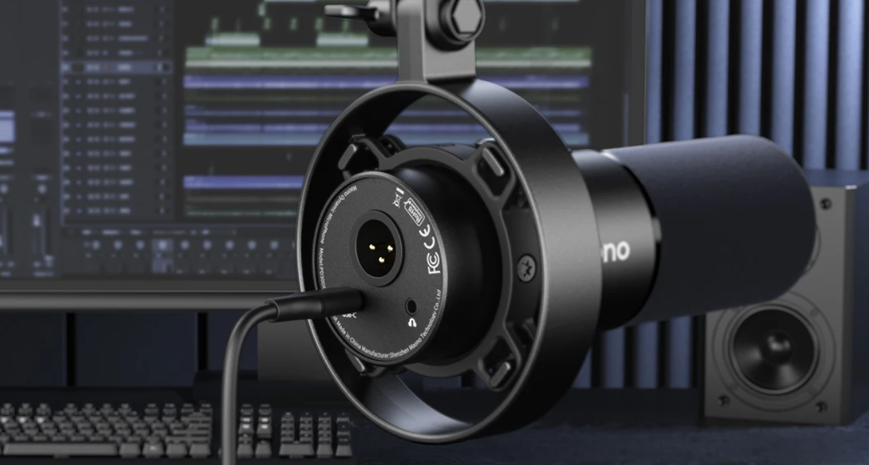 USB/XLR Dynamische Microfoon – 192kHz Studio Podcast en Streaming Mic