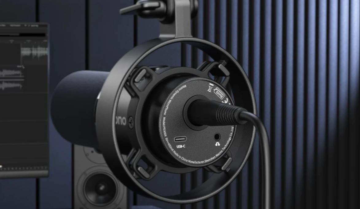 USB/XLR Dynamische Microfoon – 192kHz Studio Podcast en Streaming Mic