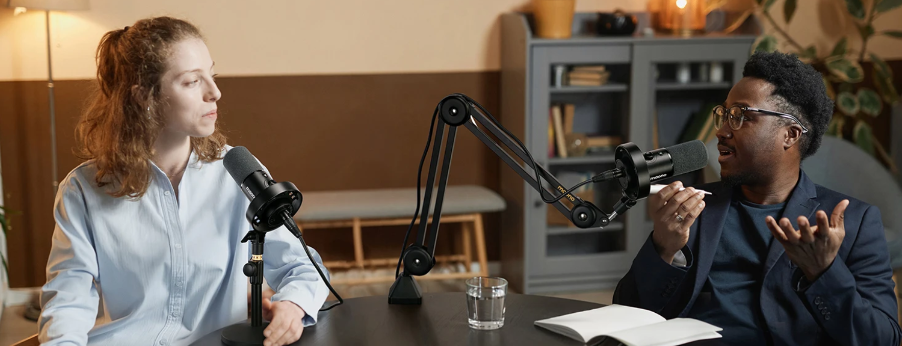 USB/XLR Dynamische Microfoon – 192kHz Studio Podcast en Streaming Mic