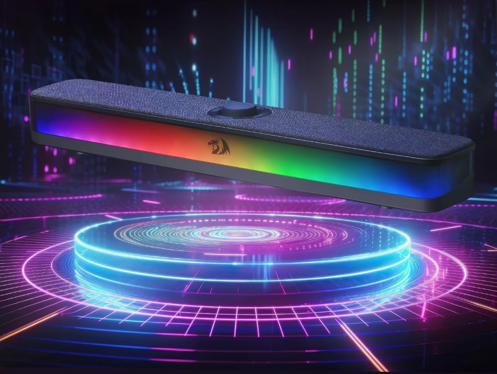 2.0 Desktop Soundbar met RGB – Bluetooth PC Speaker