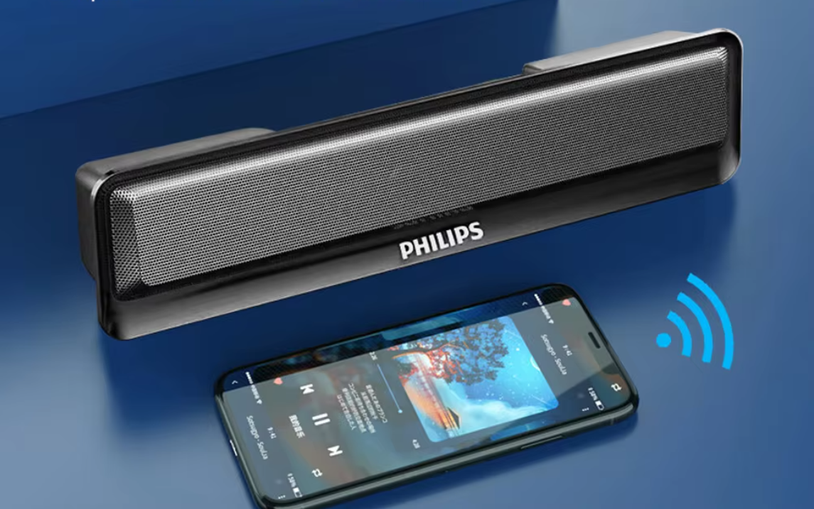 Desktop Soundbar met Bluetooth – Compacte HiFi Speaker USB