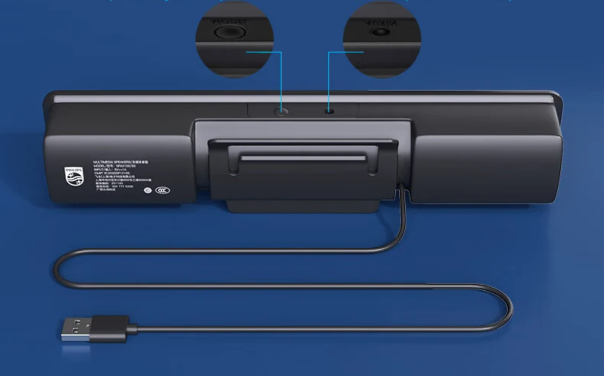 Desktop Soundbar met Bluetooth – Compacte HiFi Speaker USB