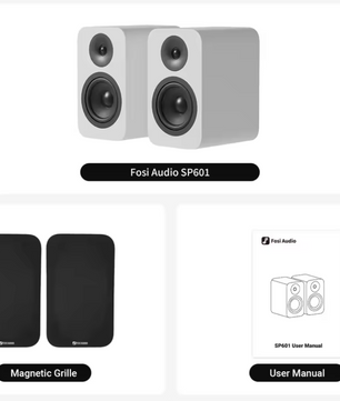 Passieve Bookshelf Speakers 160W – HiFi Studio Monitor Set