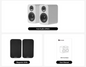 Passieve Bookshelf Speakers 160W – HiFi Studio Monitor Set