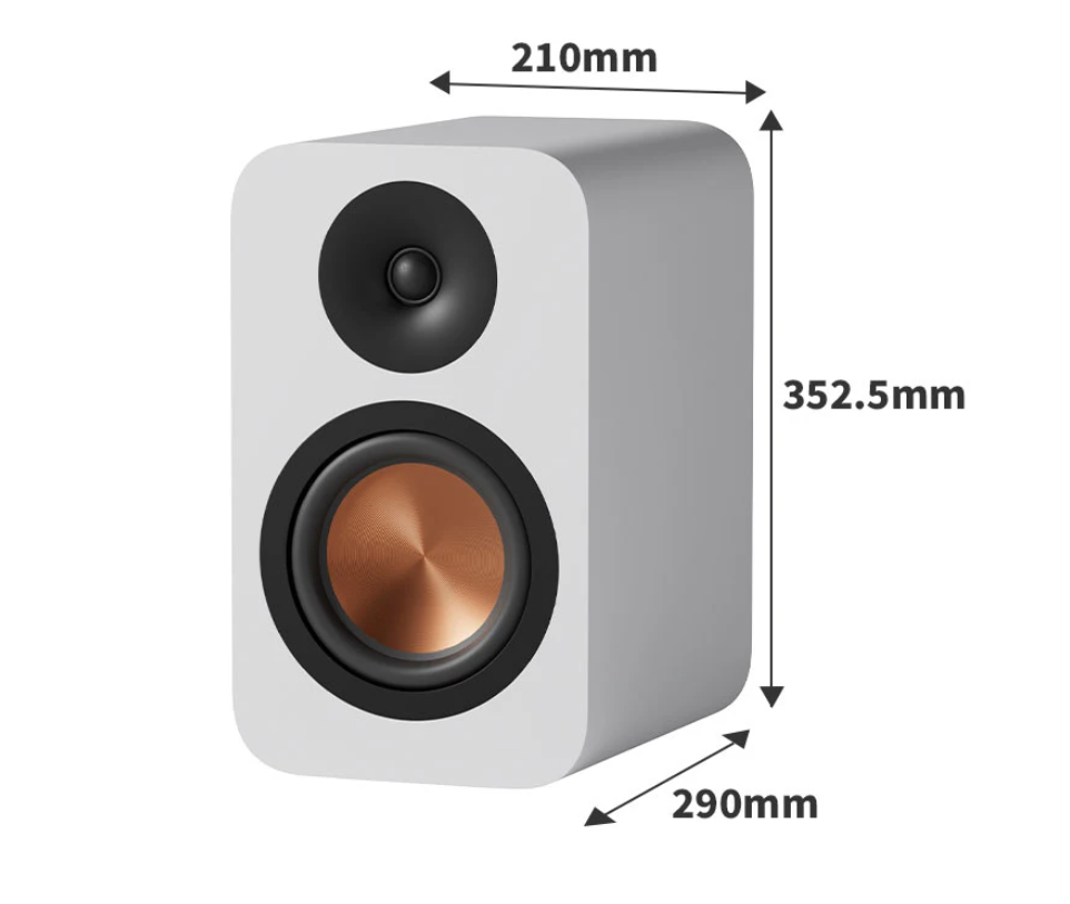 Passieve Bookshelf Speakers 160W – HiFi Studio Monitor Set
