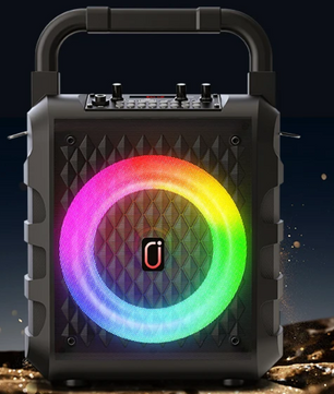 Karaoke Speaker met Microfoon – Bluetooth Party Speaker met LED