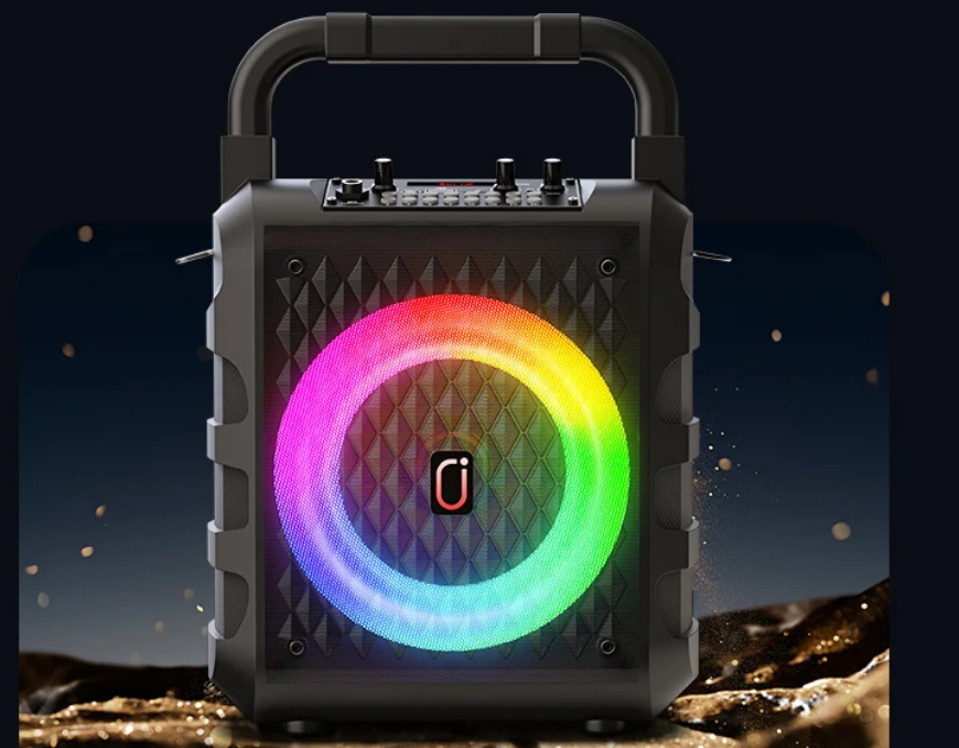 Karaoke Speaker met Microfoon – Bluetooth Party Speaker met LED