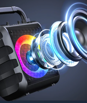Karaoke Speaker met Microfoon – Bluetooth Party Speaker met LED