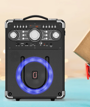 Karaoke Speaker met 3 Microfoons – Bluetooth Party Speaker LED