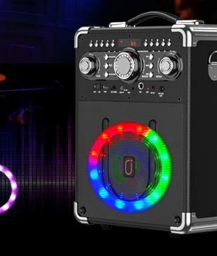 Karaoke Speaker met 3 Microfoons – Bluetooth Party Speaker LED
