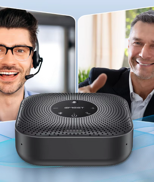 Conference Speakerphone met 360° Microfoons – Bluetooth Vergader Speaker
