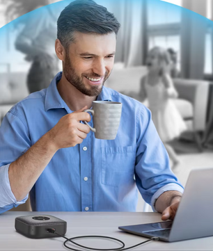 Conference Speakerphone met 360° Microfoons – Bluetooth Vergader Speaker