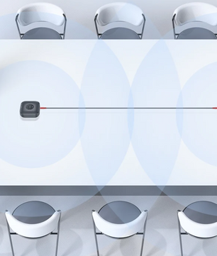 Conference Speakerphone met 360° Microfoons – Bluetooth Vergader Speaker