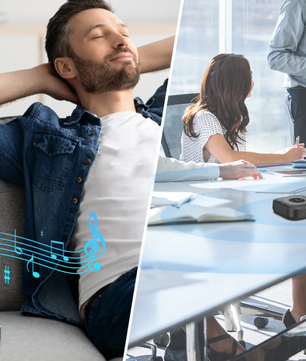 Conference Speakerphone met 360° Microfoons – Bluetooth Vergader Speaker