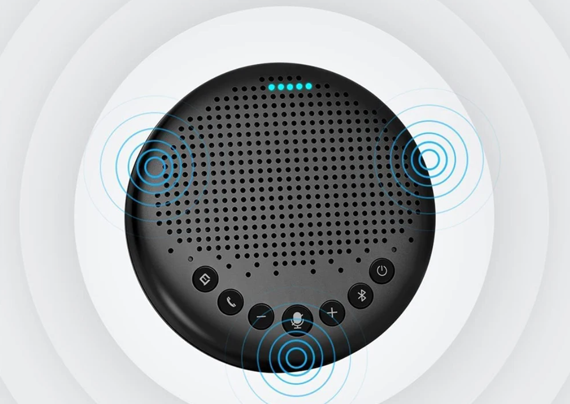 Conference Speakerphone 360° – Bluetooth Vergader Speaker met Mics