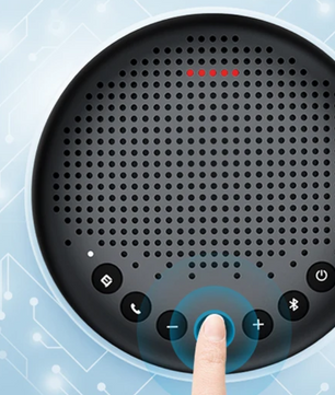 Conference Speakerphone 360° – Bluetooth Vergader Speaker met Mics