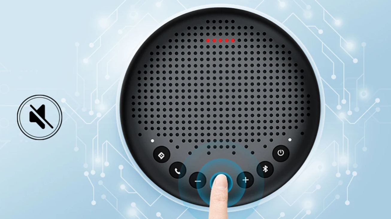 Conference Speakerphone 360° – Bluetooth Vergader Speaker met Mics