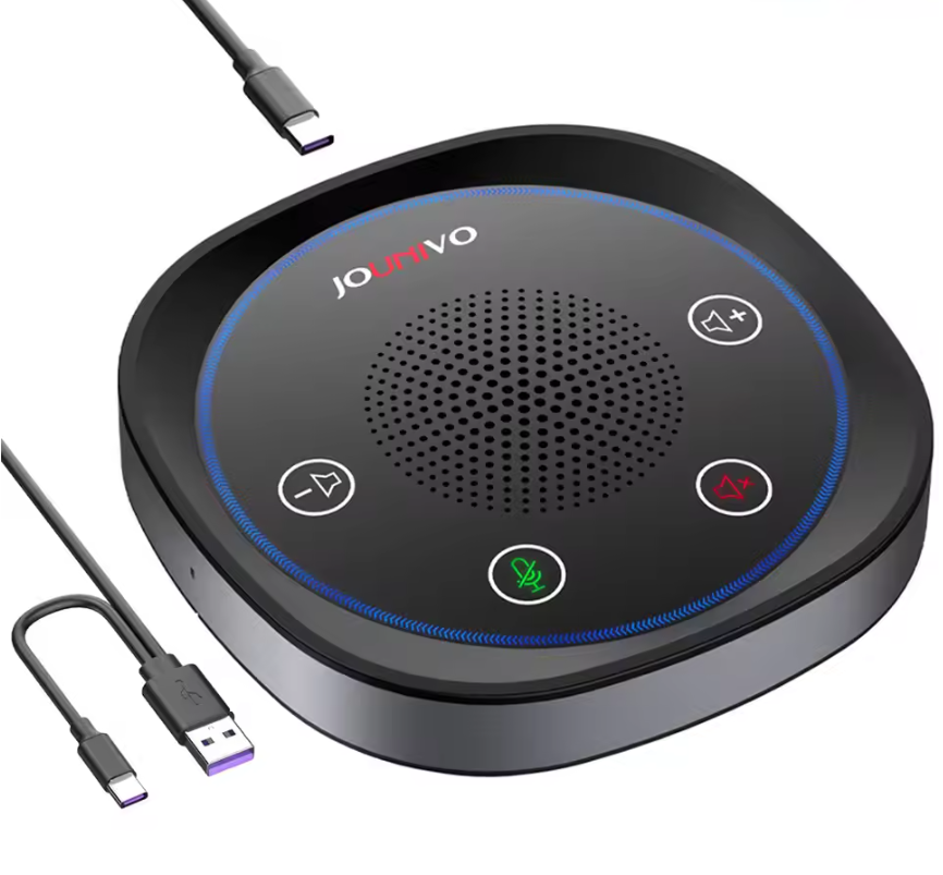 USB Conference Speakerphone – 360° Microfoon en Speaker met Mute