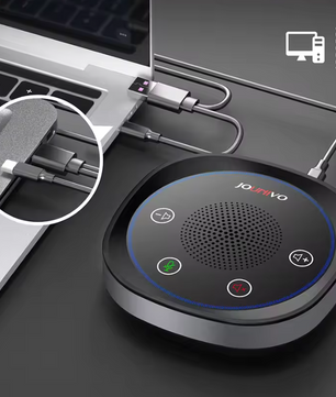 USB Conference Speakerphone – 360° Microfoon en Speaker met Mute